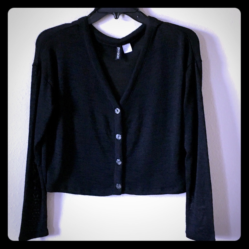 cropped cardigan sweater H&M Divided